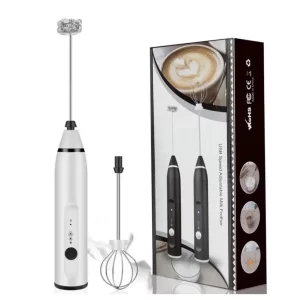 Batedor Misturador Mixer Elétrico para Bebidas Leite Café Clara de Ovos