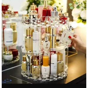 Organizador de Maquiagem Acrílico 360º Organizador de Maquiagem Giratório