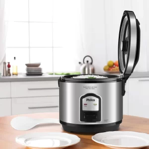 Panela de Arroz Philco 5 Xícaras PH5P Visor Glass Inox