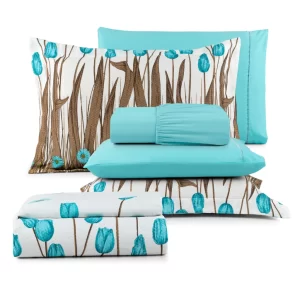 Kit Cobre Leito Casal Queen 6 Peças Tecido 100% Algodão Colcha Piquet De Luxo Estampado Queem Jogo De Cama Quenn