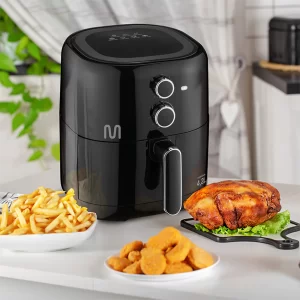 Fritadeira Elétrica sem óleo Air Fryer 4,2 Litros 1500W 127V Preta Multi - GO207