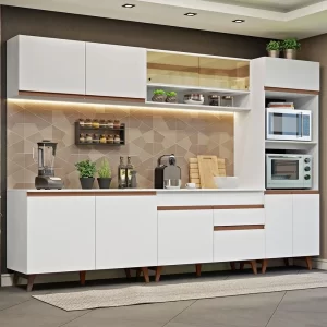 Armário de Cozinha Completa 310cm Reims Madesa 02