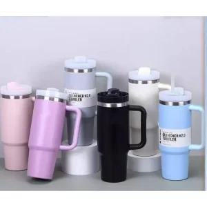 Caneca Copo Térmica Inox 1200Ml Garrafa Térmica Inoxidável com tampa canudo LZ-016