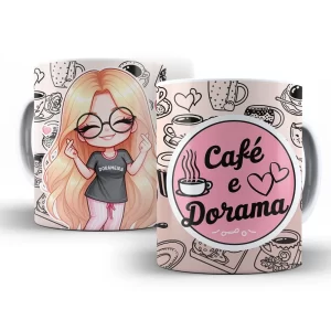 Caneca Porcelana Café Uso Exclusivo Dorameira Dorama
