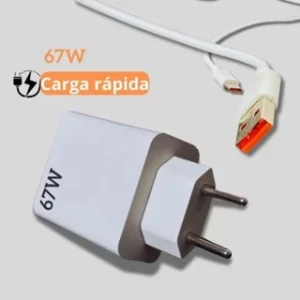 Carregador Xiaomi 67W Completo Turbo Power Cabo Tipo-C