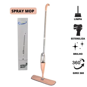 Mop Spray Com reservatório Rodo Mágico Esfregão Limpeza Vassoura Microfibra