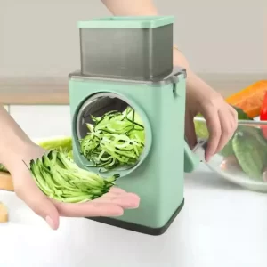 Processador De Alimentos Manual Cortador Ralador Picador Fatiador