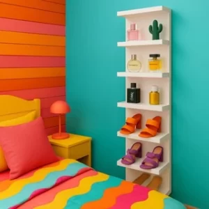 Torre De Prateleira Estante Mdf 170 Cm Branca Sala Quarto Cozinha Banheiro Escritorio Multiuso