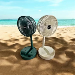 Ventilador Portátil Retrátil 180° Silencioso de Mesa – Uso Exclusivo na Tomada
