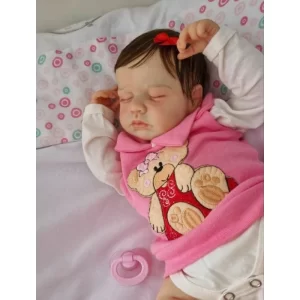 bebê reborn loulou menina cabelinho