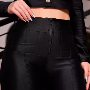 Calça Lipo Tecido Suplex Power Modeladora feminina legging