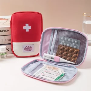 Kit De Primeiros Socorros Japoneses Premium-Organizador Médico Compacto Para Viagens E Emergências