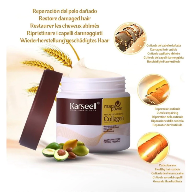 Máscara Karseell Collagen Original 500ml - Imagem 3