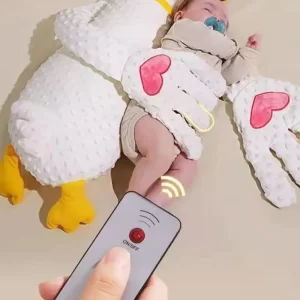 Almofada Calmante para Bebês Almofada Grande de Gansos Brancos Almofada Confortável para Recém-Nascidos que pode Envolve