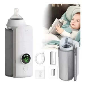 Aquecedor Portátil para Mamadeira Leite de Bebê USB Bivolt 6000mAh