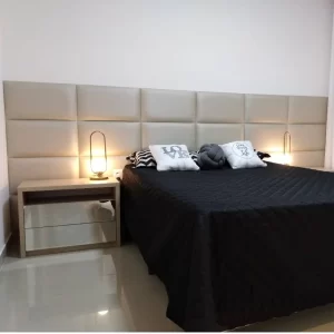 Cabeceira para Cama Casal Box Placa 40x30 Peças Autocolante Modulada Estofada Casal Queen King Size