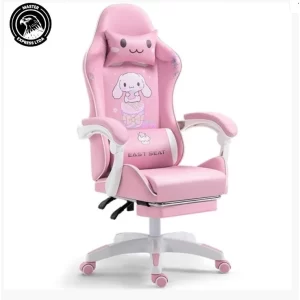 Cadeira Gamer Giratória Zyft1502 com Encosto Alto Reclinável e Estofamento em PU