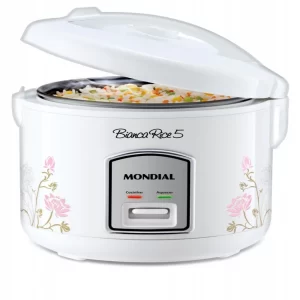 Panela elétrica de arroz 5 xícaras Bianca Rice - NPE-05-5X - Mondial