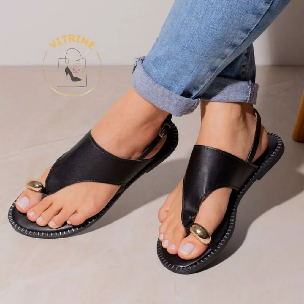 Sandalia Rasteirinha Feminina Flat Leve e Confortavel - Imagem 2