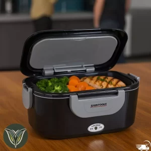 Marmita Elétrica Térmica Bivolt Portátil Bivolt 12V/24V|110/220V Marmiteira Eletrica Veicular Carro Esquenta Comida Uber