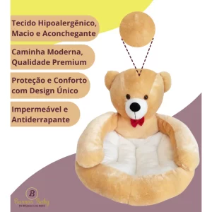 Caminha Pet Ursinho De Pelúcia Macia Cachorro e Gato Macia