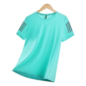 Camiseta Femininas Com Resfriamento De Gelo – Leve , Respirável E Elástica