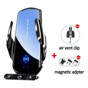 Carregador Sem Fio Para Carro 15w, Suporte Magnético Automát