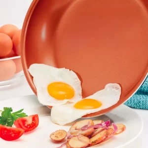 Frigideira antiaderente 28CM frita sem óleo não gruda Cerâmica titânio Master Star