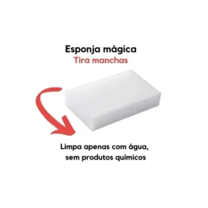 Kit Esponja Mágica Melamina Bucha Tira Mancha Desengordura Limpeza Original