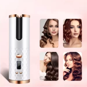 Modelador Cabelo Cachos Ondulador Automático Sem Fio 4 Cores Bivolt